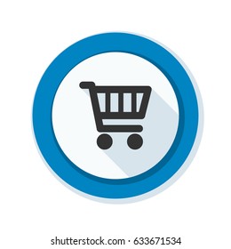 Shopping cart button illustration