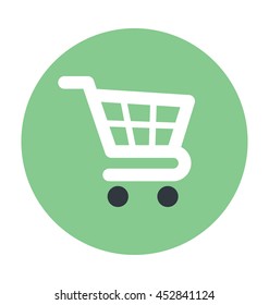 Shopping Cart Colored Vector Icon