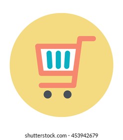 Shopping Cart Colored Vector Icon