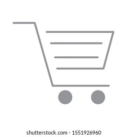 shopping cart commerce isolated icon vector illustration design