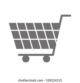 shopping cart commercial icon vector illustration design