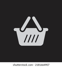 Shopping cart creative design icon. Vector illustration.