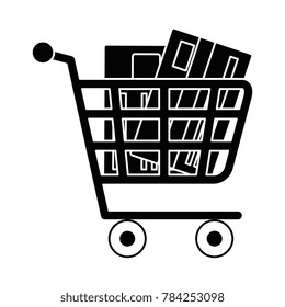 shopping cart with credit card