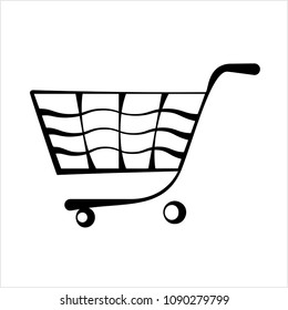 Shopping Cart Design Vector Art Illustration