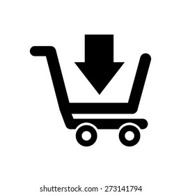 shopping cart design, vector illustration eps10 graphic 