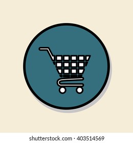 shopping cart design , vector illustration