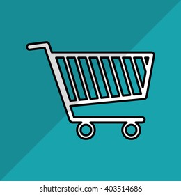 shopping cart design , vector illustration