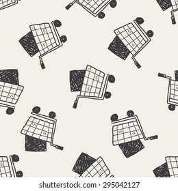 shopping cart doodle