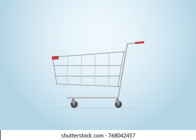 shopping cart, flat design