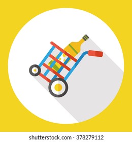 shopping cart flat icon