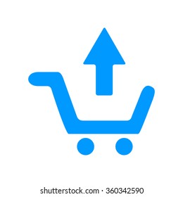 shopping cart Flat Icon. Vector EPS 10