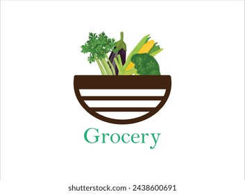 Shopping cart full of products inside a supermarket,Shopping supermarket cart with grocery pictogram,Top view of assortment of vegetables in paper bag,Basket full of vegetables,
