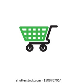 Shopping cart graphic design template vector isolated