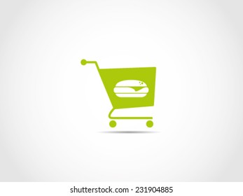 Shopping Cart Hamburger