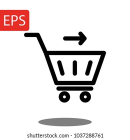 Shopping cart icon.  