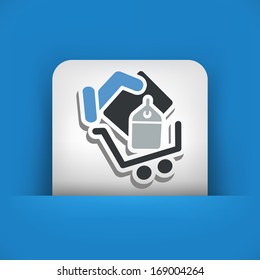 Shopping cart icon