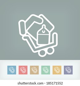 Shopping cart icon