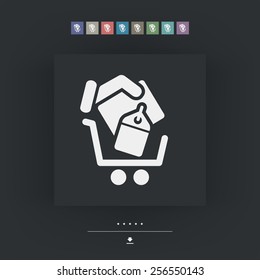 Shopping cart icon