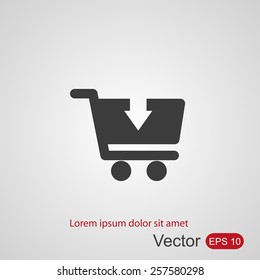 Shopping cart icon