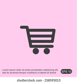 Shopping cart icon
