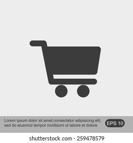 Shopping cart icon