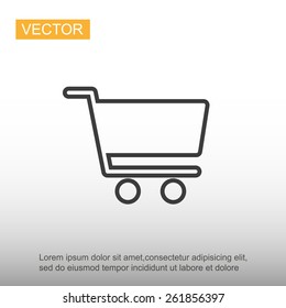 Shopping cart icon