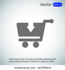 Shopping cart icon