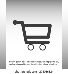 Shopping cart icon