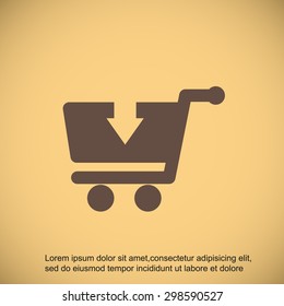 Shopping cart icon 