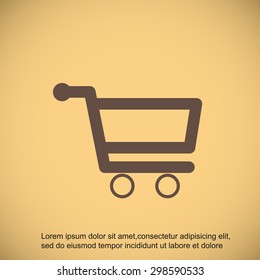 Shopping cart icon 