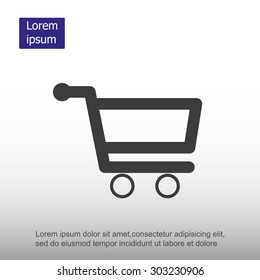 Shopping cart icon