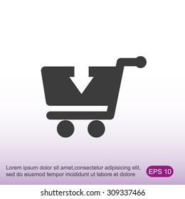 Shopping cart icon