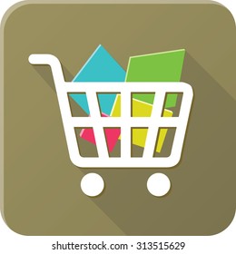 Shopping cart icon