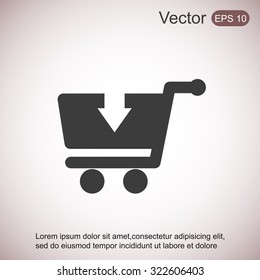 Shopping cart icon