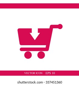 Shopping cart icon
