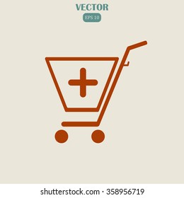 Shopping cart icon 