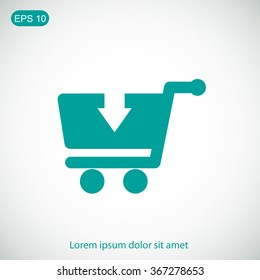 Shopping cart icon