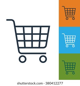 Shopping cart icon