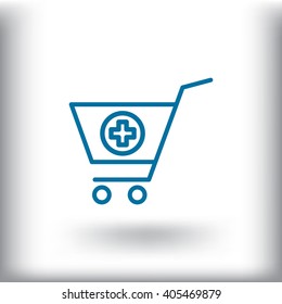 Shopping cart icon