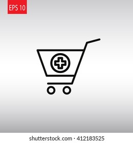 Shopping cart icon