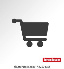 Shopping cart icon
