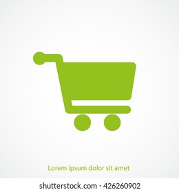 Shopping cart icon
