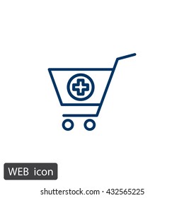 Shopping cart icon