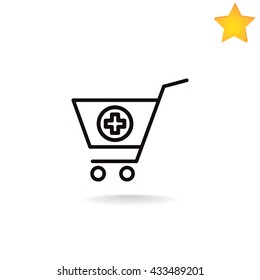 Shopping cart icon