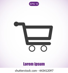 Shopping cart icon
