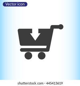 Shopping cart icon
