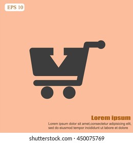 Shopping cart icon
