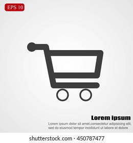 Shopping cart icon
