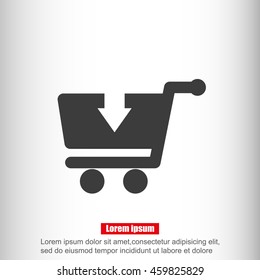 Shopping cart icon