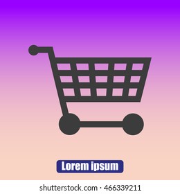Shopping cart icon